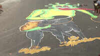 COVID-19: Artists paint Chennai streets to warn people 