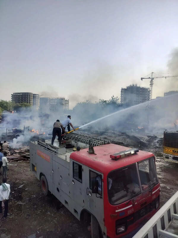 Fire at plastic factory in Bajghera, spreads to warehouses; no casualties