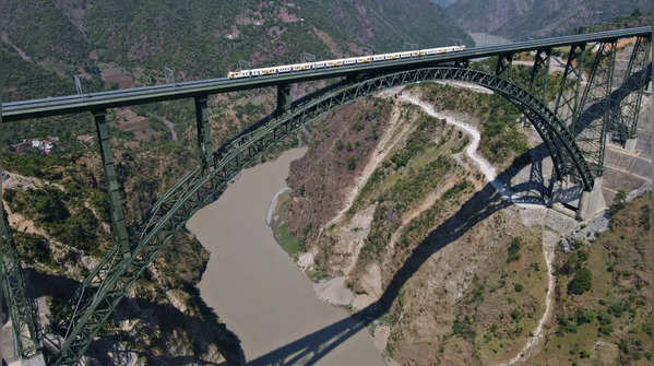 Chenab Rail Bridge: Indian Railways Conducts Train Trials On World’s Highest Railway Bridge