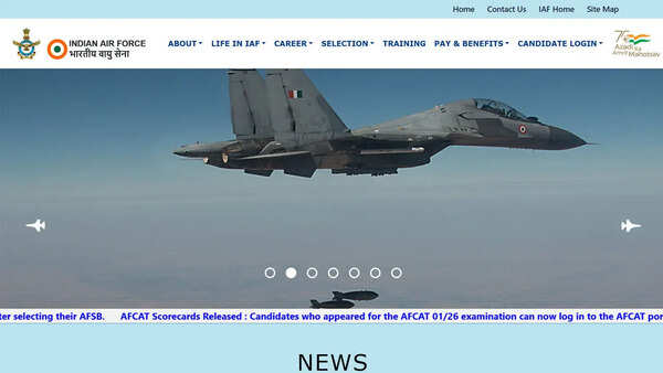 AFCAT 02/2026 applications begin May 20 for 300-plus Indian Air Force vacancies; check details here