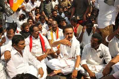 Cauvery Row: M K Stalin vows to continue protests even as DMK-led total shutdown disrupt normal life in TN