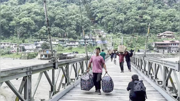 Makeshift relief camps