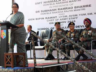 Nirmala Sitharaman inaugurates three major artillery gun systems in Deolali