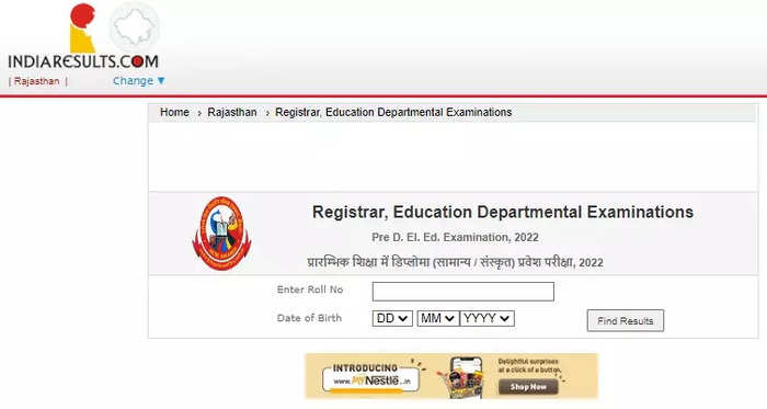 BSTC Result 2022 LIVE Updates: Rajasthan Pre DELEd Result Declared At ...