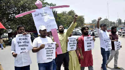 NEET UG, UGC NET Row Protest Live Updates: Congress rallies over NEET 'irregularities'