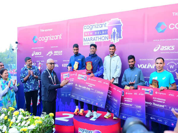 New Delhi Marathon: Kartik Karkera, Thakor Nirmaben bag top honours