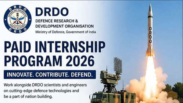 DRDO opens paid internship 2026 with Rs 30,000 stipend, registration underway, apply till May 15