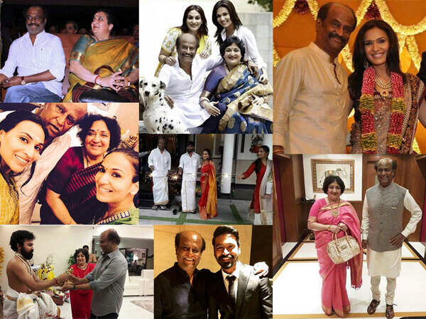 10 unmissable pictures of Rajinikanth with his family