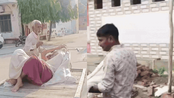 Medical apathy in UP: Elderly man takes away wife on handcart as hospital denies treatment; father carries daughter’s corpse in hand