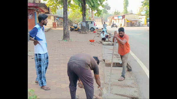 Monsoon works on full swing at Bicholim