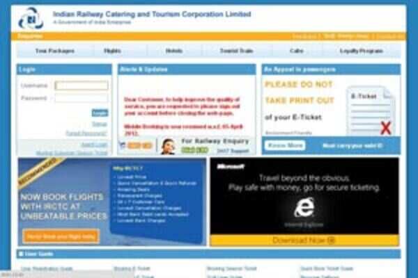 Now, IRCTC lets you book air tickets online