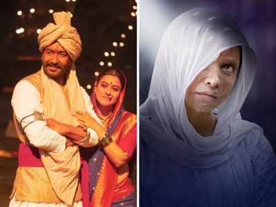 Chhapaak vs Tanhaji: The Unsung Warrior Updates: Deepika Padukone and Ajay Devgn’s films create a buzz across the country