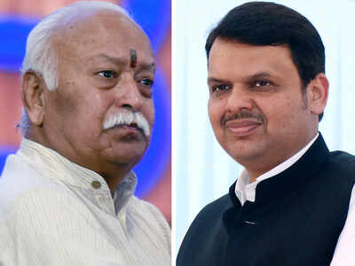 Devendra Fadnavis meets RSS boss in Nagpur as Sena remains defiant