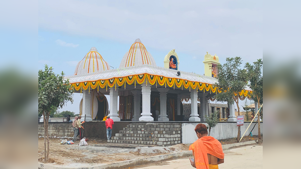 ​3D printed temple in Telangana