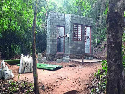 Core breach as structure set up in Kali Tiger Reserve