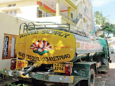 No water from a tap, but water from a tanker