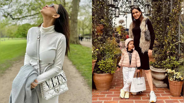 Smriti Khanna is a glowing mom-to-be; pics from her babymoon in London ...