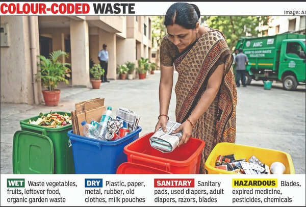 Four-way waste segregation to be compulsory in Ahmedabad: AMC