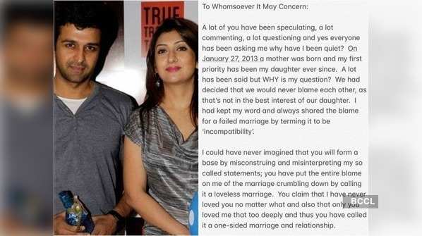 Juhi Parmar-Sachin Shroff divorce: Actress comes out strong in her defence in this open letter