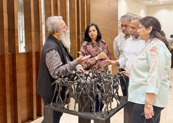 Delhi engages with KS Radhakrishnan's sculptures
