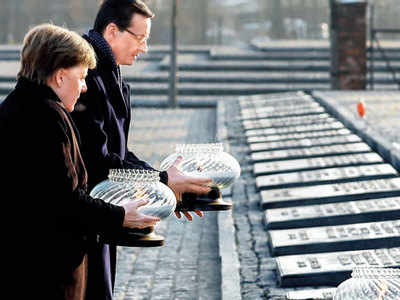 Merkel voices ‘shame’ during Auschwitz visit