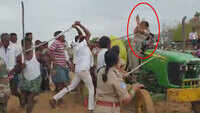 Lady forest officer beaten with sticks, TRS MLA's brother arrested with 15 others 