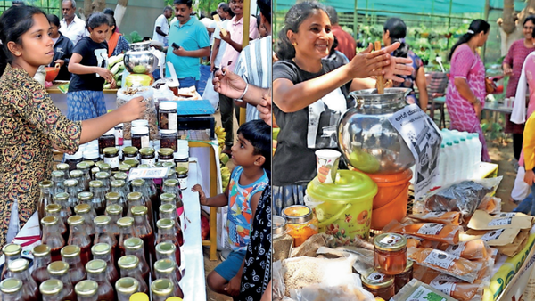 Fresh spices, 'Ginnu' & rural charm attract Bengaluru crowds to UHS Santhe