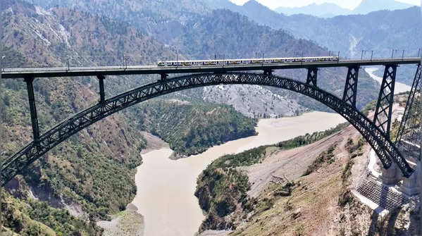 Chenab Bridge Train Speed