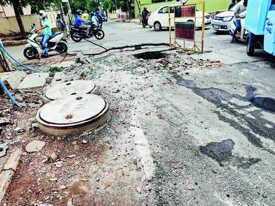 Malleswaram Mirror Special: Broken roads taking Malleswaram nowhere
