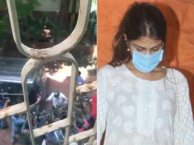 Rhea Chakraborty requests Mumbai Police to provide protection to her family; shares video of father, building watchman