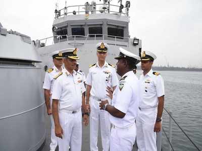 Indian Navy completes refit of Maldivian Coast Guard Ship Huravee