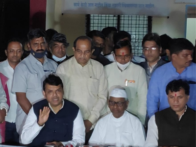 Anna Hazare calls off indefinite hunger strike after meeting Devendra Fadnavis