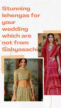Stunning lehengas for your wedding which are not from Sabyasachi 