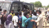 Clash erupts between police, migrant workers in Ahmedabad 