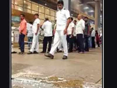 Part of ceiling slab collapses at Mumbai airport's Terminal 2