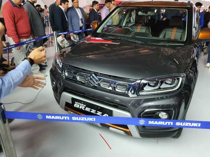 Auto Expo 2020 live updates 2020 Maruti Suzuki Vitara Brezza unveiled