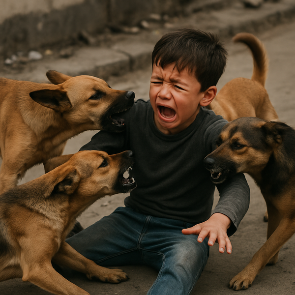 8-year-old mauled to death by stray dogs