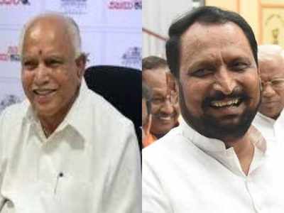 Chief Minister BS Yediyurappa, Dy CM Laxman Savadi exchange banter