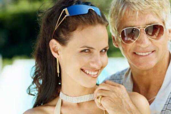 Dynamics of older men-younger women affairs