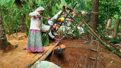 Kerala: Even after digging over 180 wells, women workers wait for wages since January