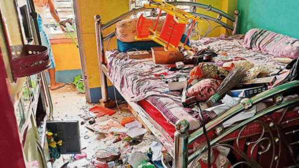 Barasat factory blast: Mangled flesh, severed hand on bed and body on roof
