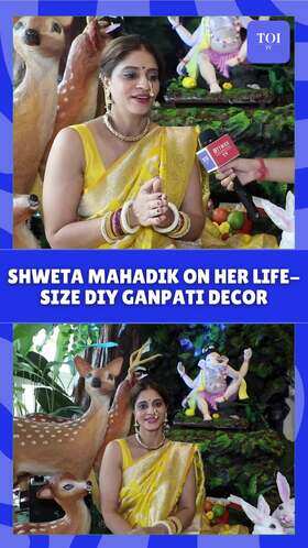 Ganeshotsav 2024: Shweta Mahadik's DIY Ganpati Decor