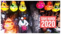 Dahi Handi 2020: Shopkeepers sell colourful clay pots in Pune 
