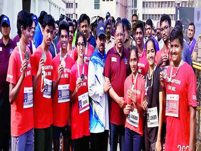 Run by Karnataka police applauds youth with HIV