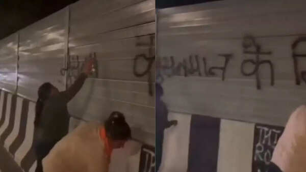 'Road is not for Muslims': 'Hate' graffiti on Delhi-Dehradun expressway; FIR filed