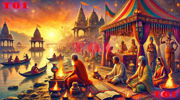 Astrological practices at the Maha Kumbh Mela in Prayagraj