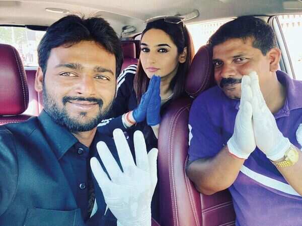 Actors, makeup artists and stylists take strict precautionary measures