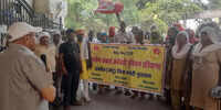 Trade unions protest labour codes, accuse govt of repression