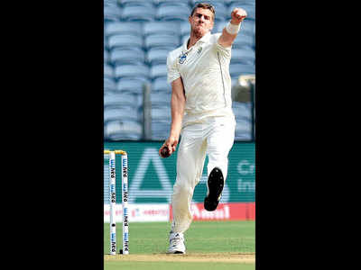 India keeps South Africa debutant Anrich Nortje wicketless