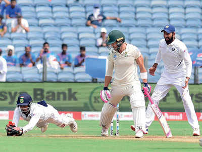 Wriddhiman Saha, Umesh Yadav star as India records 11th successive home series win